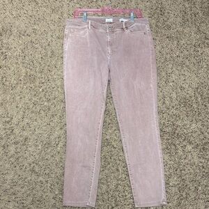 J. Jill Light Pink Skinny Jeans
